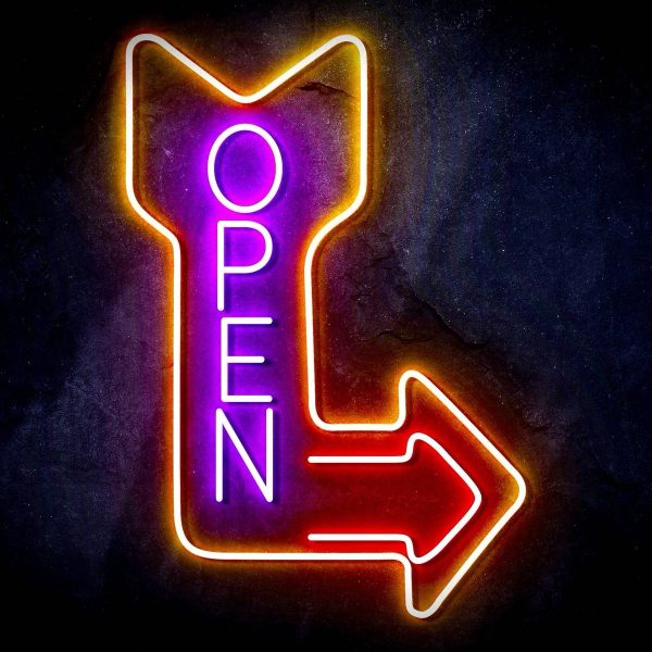 Open Neon sign